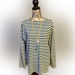 Long-sleeve Cotton Top